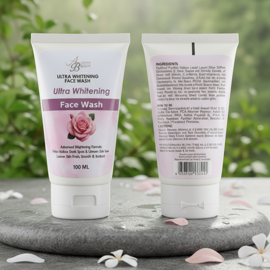 Azbah Beauty Whitening Face Wash – 100ml